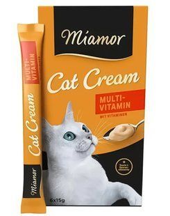 Miamor Cream Multi-Vitamin - Міамор Мультивітамін - рідкі ласощі для котів - 6 шт Petmarket