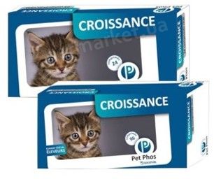 Ceva PET PHOS CROISSANCE - вітаміни для кошенят та котів, 96 табл. Petmarket
