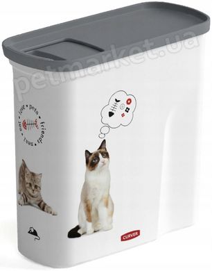 PetLife FOOD BOX 2 L (1 кг) - контейнер для хранения сухого корма (кошки) Petmarket