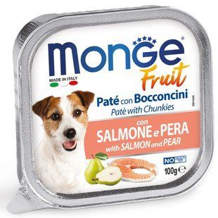 Monge Dog Fruit Adult with Salmon and Pear - консерви для собак (лосось та груша) - 100 г Petmarket