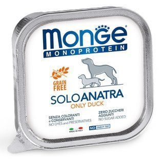 Monge Monoprotein Dog Solo Duck &ndash; монопротеиновые консервы для собак с уткой Petmarket