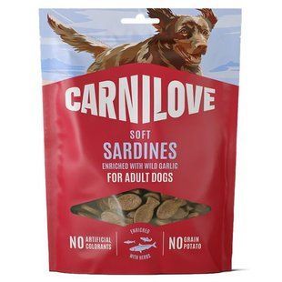 Carnilove Dog Soft Snack Sardines with Wild garlic - ласощі для собак (сардина/дикий часник) Petmarket