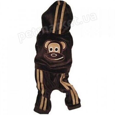 MonkeyDaze BROWN VELOUR комбінезон - одяг для собак% РОЗПРОДАЖ Petmarket
