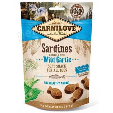 Carnilove Dog SARDINES ENRICHED With WILD GARLIC Semi Moist - ласощі для собак (сардина/черемша) Petmarket
