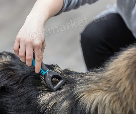 Trixie Fur Detangler - колтунорез с широкими зубьями для собак и кошек - 12 зубцов Petmarket