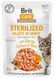 Brit Care Cat Sterilized Fillets In Gravy - беззерновий вологий корм для стерилізованих котів (лосось/тунець в соусі) - 85 г
