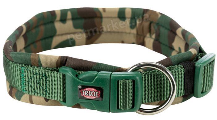 Trixie Premium Камуфляж ошейник с неопреновой подкладкой для собак - 56-62 см Petmarket